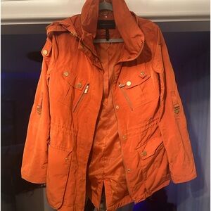 BCBG MaxAzria Hooded Rain Jacket